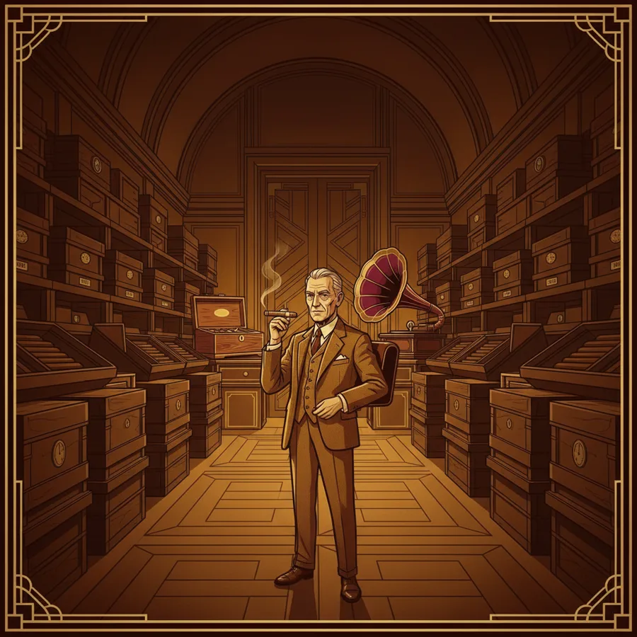 The Cellarmaster: Wherever the humidor is, with the door shut.