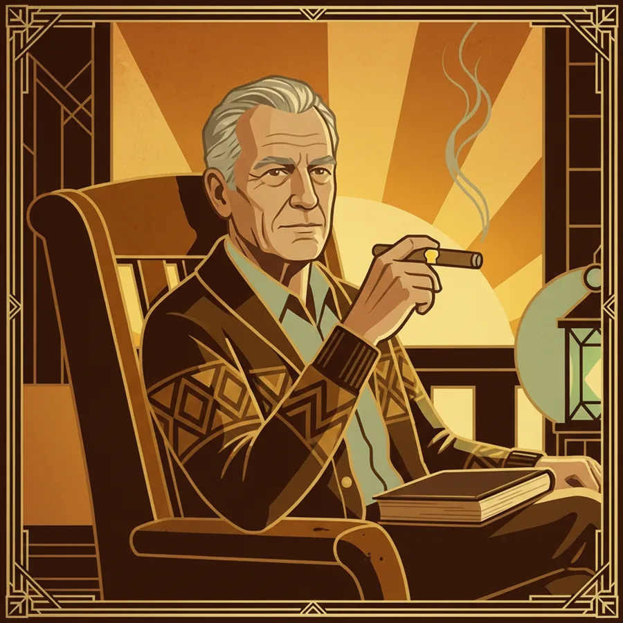 The Philosopher: Sit down and let the day settle.