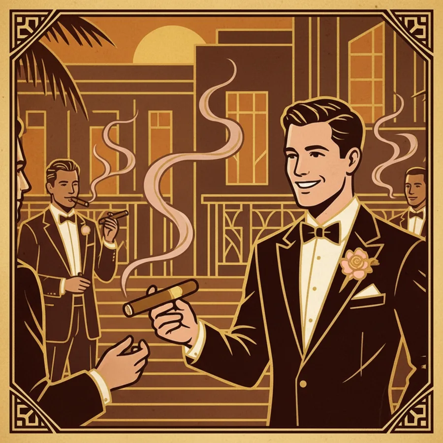 The Showman: Hand them out first, light yours last.