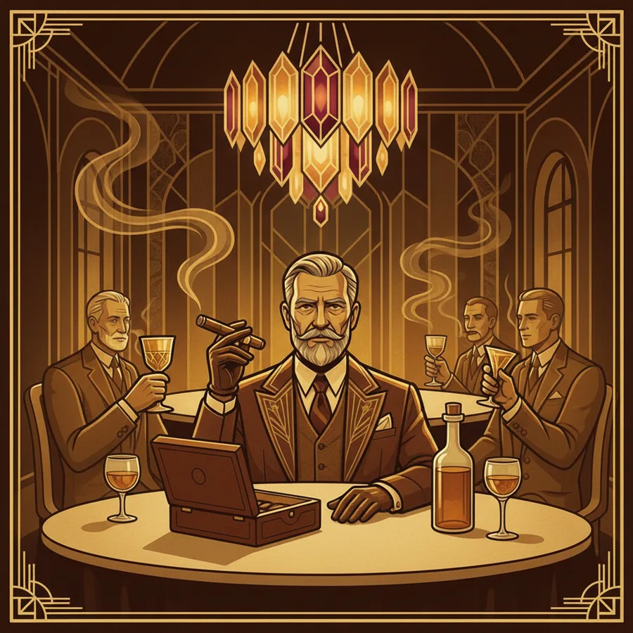 The Patron: Dinner and a good bottle, then the humidor comes out.